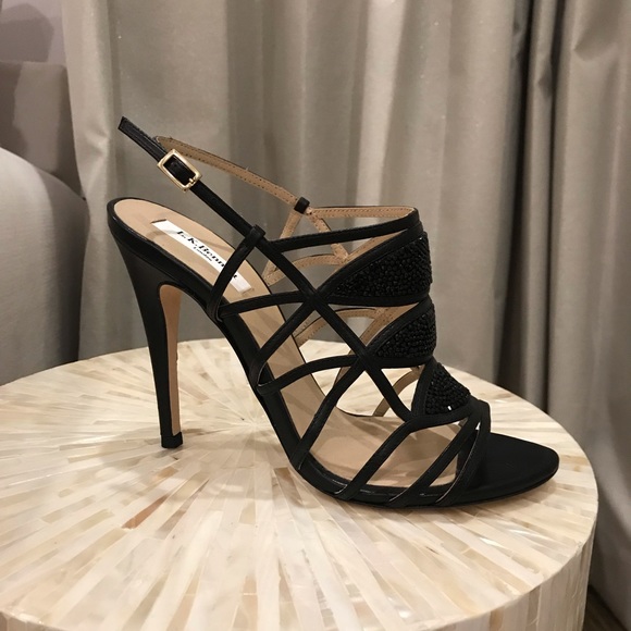 NEW! Never worn! Kate Middleton LK Bennett elegant, sparkle black heel! - Picture 7 of 16